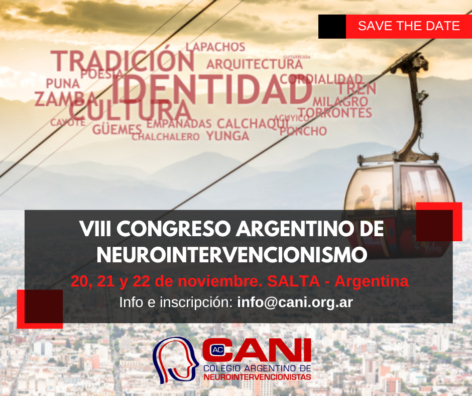 VIII Congreso Argentino de Neurointervencionismo - 20, 21 y 22 de noviembre 2024